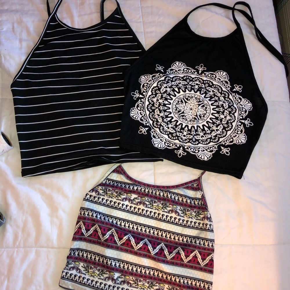 Halter crop top bundle❤️